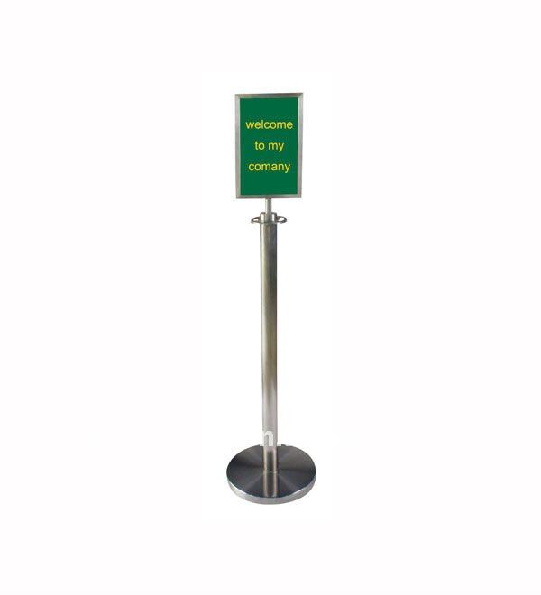 steel stanchions