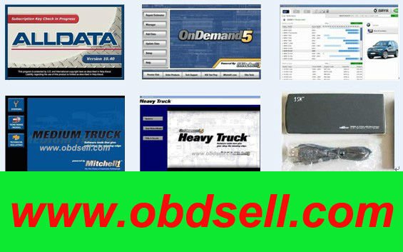 Free shipping auto repair software alldata v10.40 +mitchell on demand ...