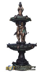 Large Bronze Fountain GBF-C054V