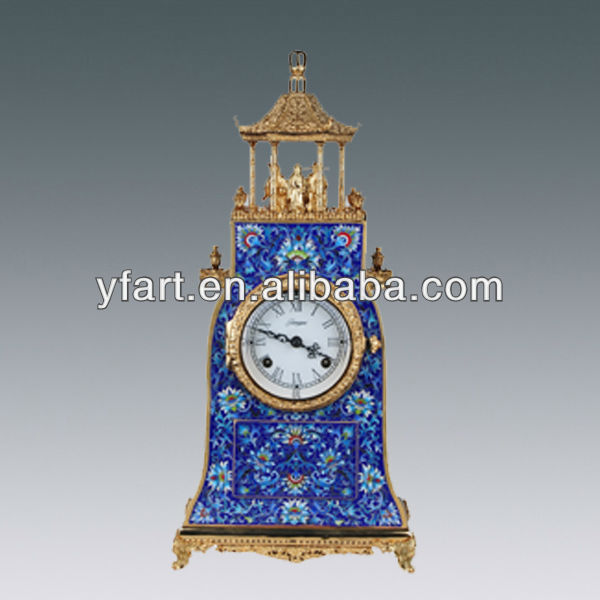 Cloisonne bronze clock_FMT 06028