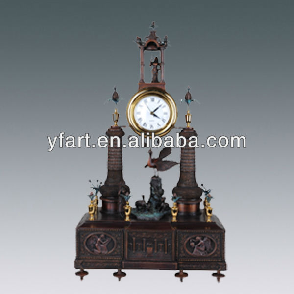 Cloisonne bronze clock_JMT（F）1017