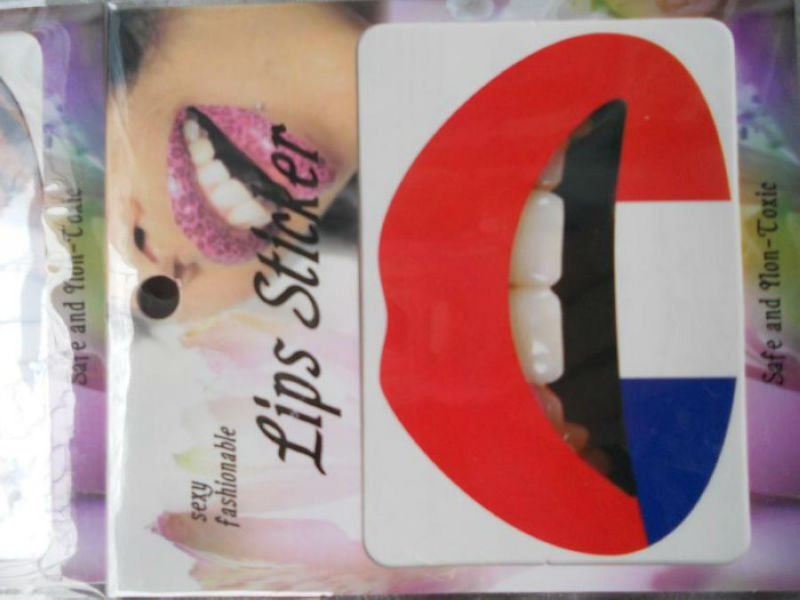 See larger image fashion show temporary lips tattoo