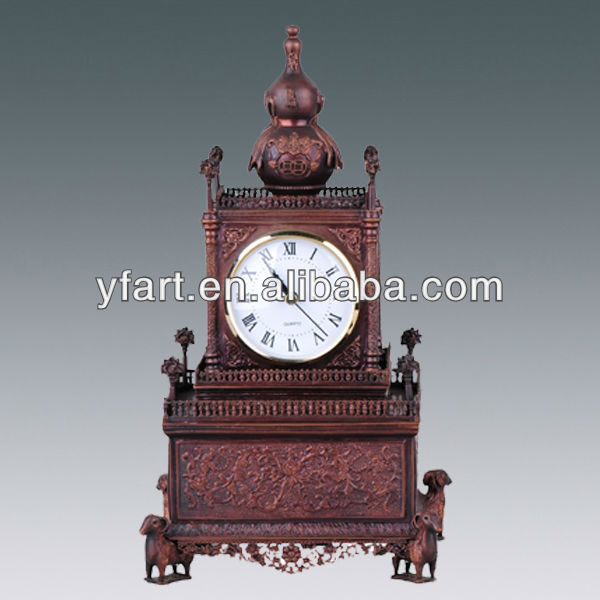 Quartz bronze clock_LJQT 06011