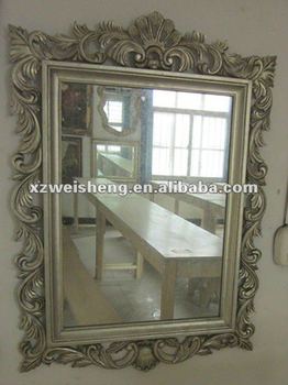 Wooden CNC Machine Carved Mirror Frame