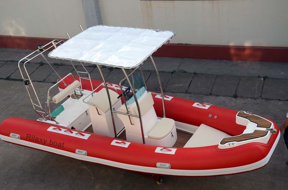 teak floor rigid inflatbale boat small fiberglass fishing boat