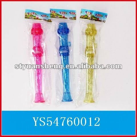 Cartoon transparente clarinete brinquedos para as crianças