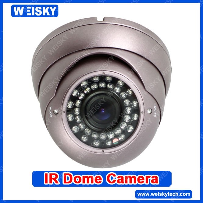1/3" Sony CCD,OSD Menu,650TVL/IR DOME camera/ CCTV security camera/Composite signal 1.0Vp-p/75ohm video output