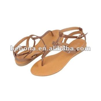 fashion style girls roman sandals for flat feet, View sandals for flat ...