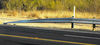 Two waves beam safety Highway post cap