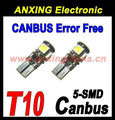 Sparen 20% t10 canbus auto led licht oder 5 smd led t10 canbus