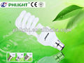 12mm 4.0T 220V E27 half sprial energy saving lamp