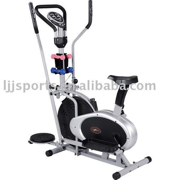 exercise bike and elliptical