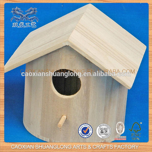 Wooden Unfinished Bird Houses Wholesale