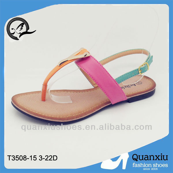 Fashion Flat Sandals With Ornament Summer New Design Hot Sale Sandals ...