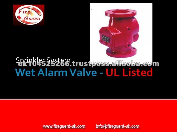 sprinkler alarm valve