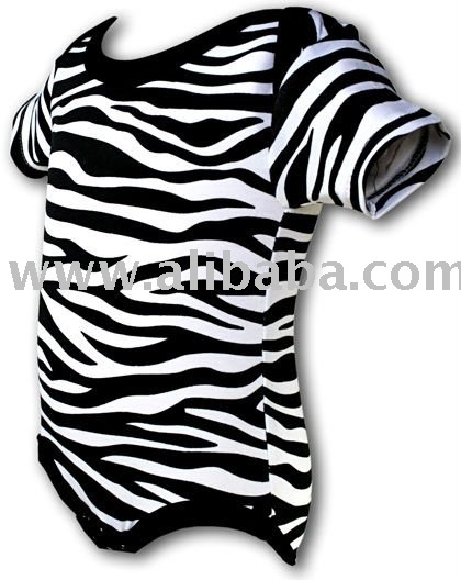 Zebra Animal Print Baby OnePiece Romper Blank Babywear