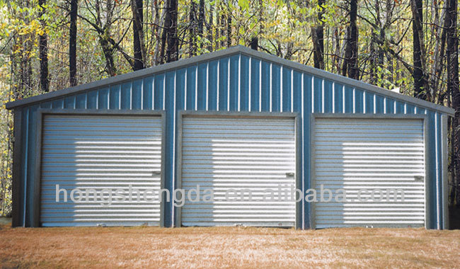 Good quality prefabricated metal garage shed / storage shed, View ...