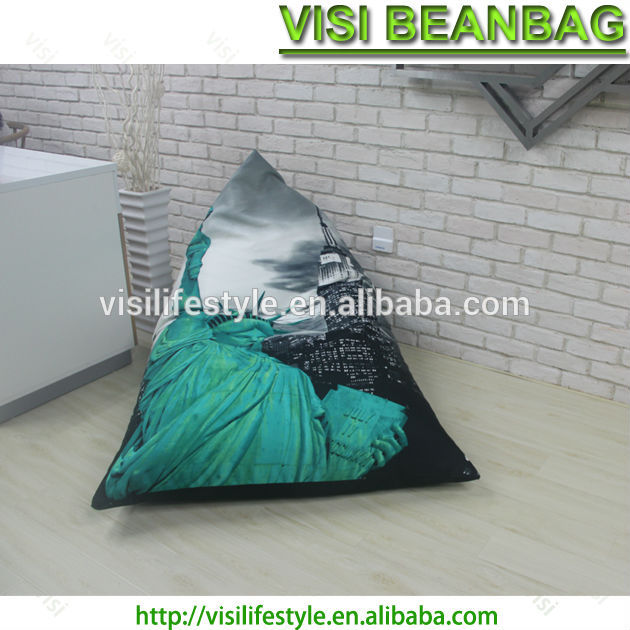 new style the usa statue of liberty micro bead bean bag,xxl