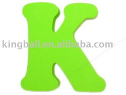 large foam letters