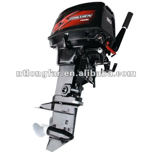 see larger image  30hp gasoline outboard motor with 2 stroke