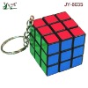 JY-8035 PS 3cm customized magic cube with keychain