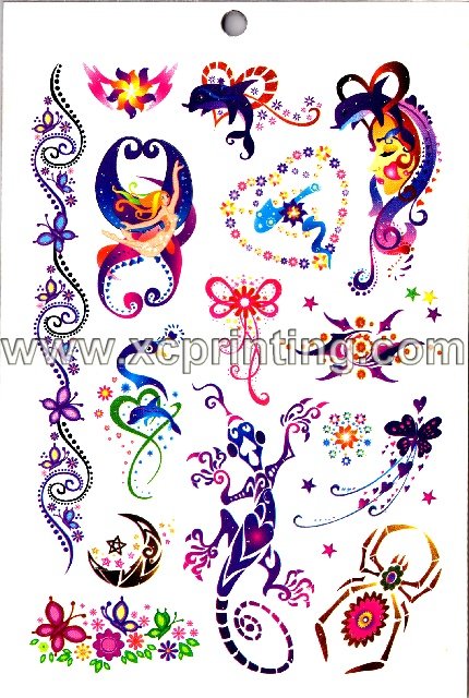 See larger image: Colorful Tattoo Sticker. Add to My Favorites