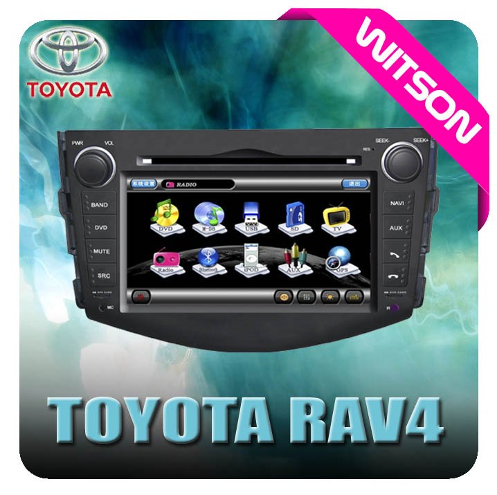 witson car dvd player for toyota rav4 #7