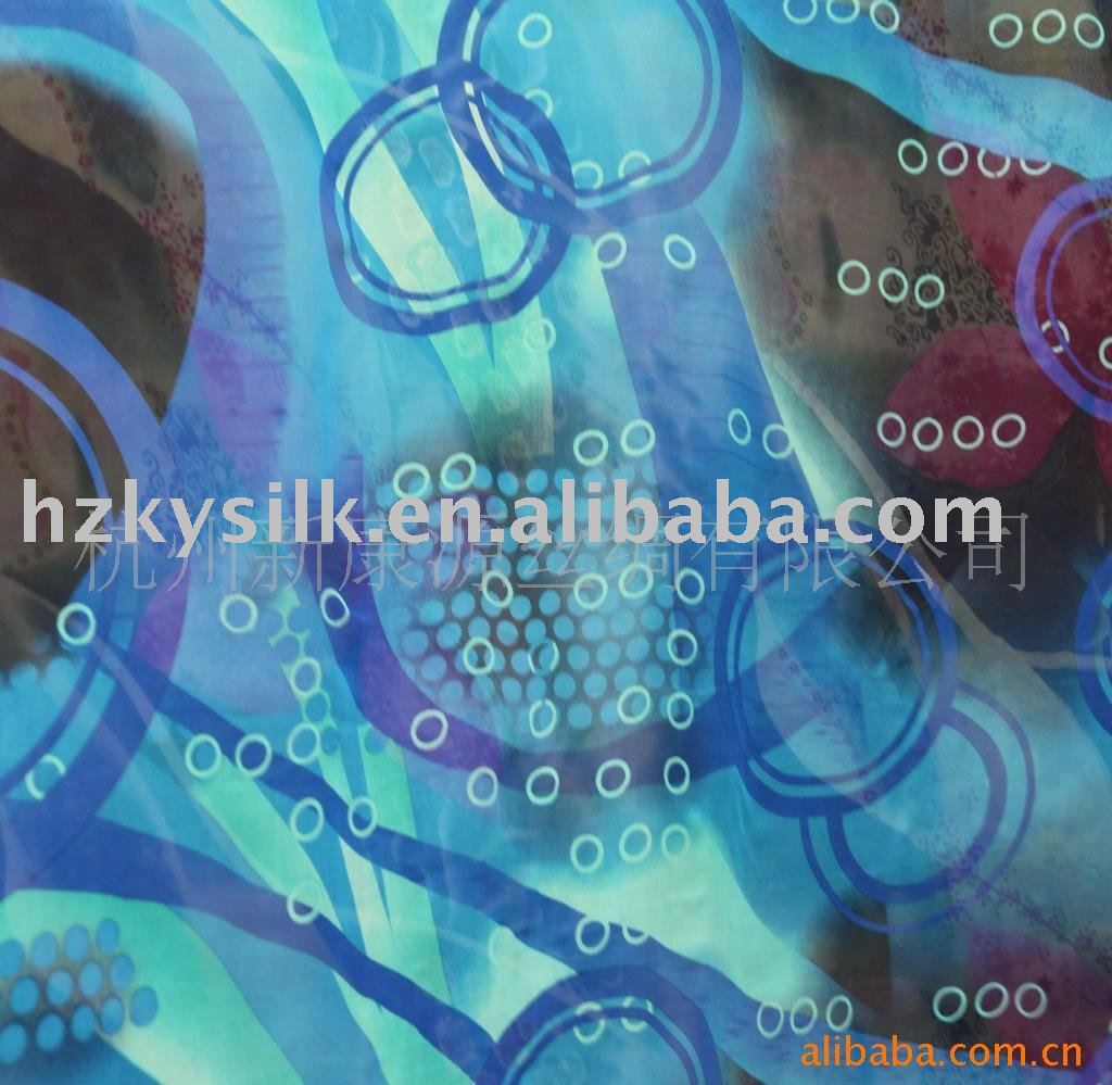 Printed Silk Fabric