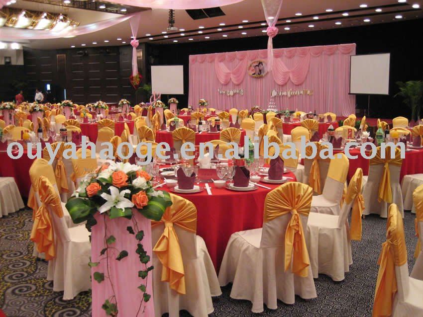 Jacquard polyester table cloth for wedding party OYHGHT026 
