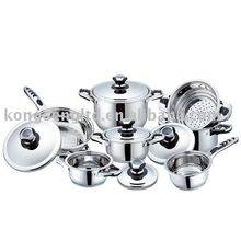 12pcs stainless steel cookware set