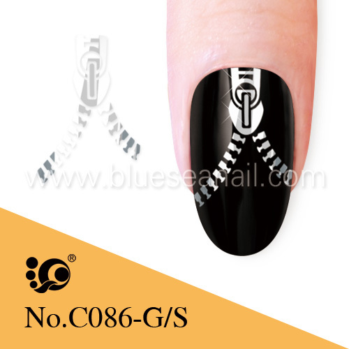 zipper nail design