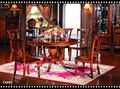 Cl&aacute;sica ronda de pedestal de mesa de comedor fa809-a