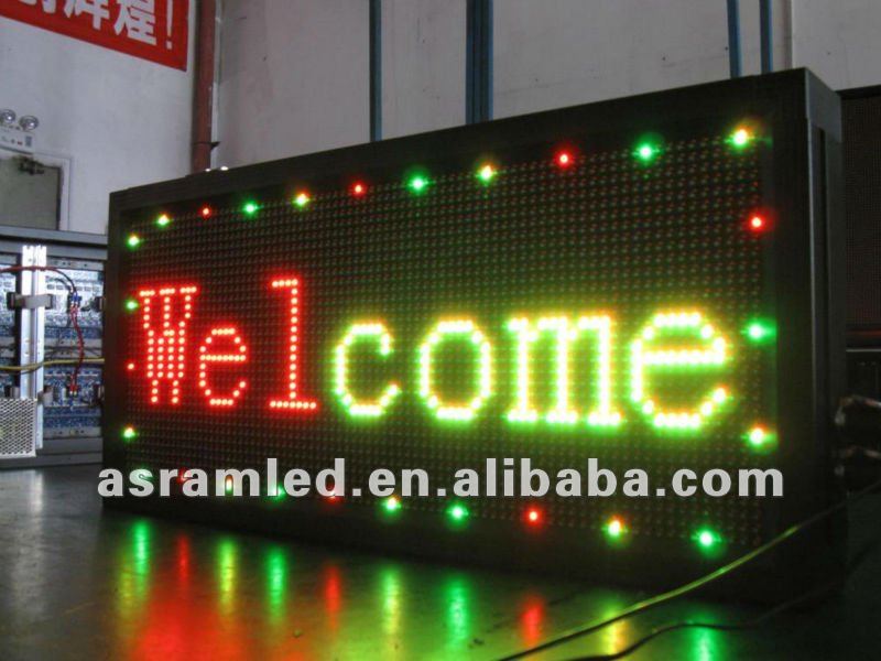 indoor/ outdoor red led moving message display sign/ scrolling ...