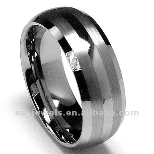 ...  8MM Dome Men's Tungsten Carbide Ring Wedding Band sizes 5 to 15