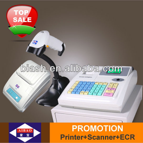 财政装置、电子式金銭登录器机械、AIBAOのブ
