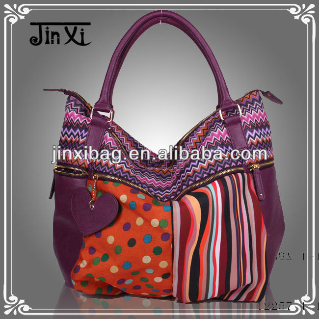 2013 tela moda patchwork bolsas de venta al por mayor