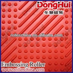 textured roller-en68,750*6000mm,for hot fabric,3D pattern,laser engraving,made by Shanghai Donghui Roller,Chinese famous manuf