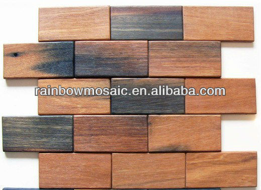2013 new boat wood mosaic tile pattern