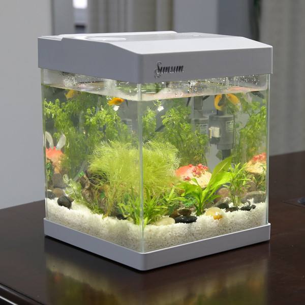 sunsun g-20/g-25 glass aquarium fish tank