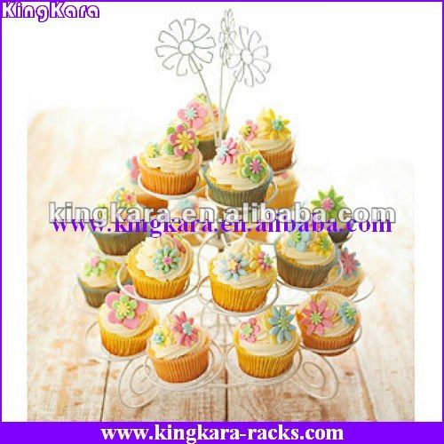KingKara KAWCS07 3 tiers wedding cupcake stand