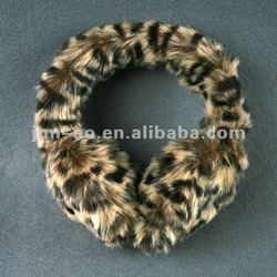 Fake Faux Fur Winter Warm Earmuffs with Velvet Headband in Multi Brown BNWOT