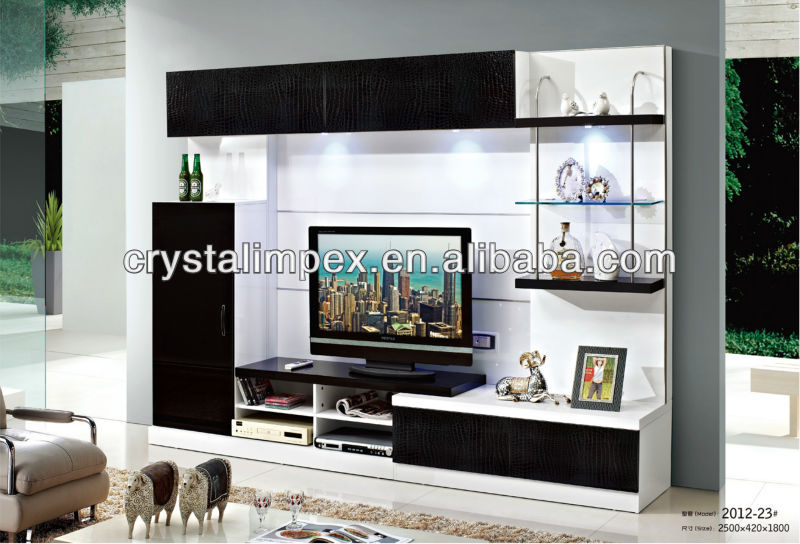 living room futnirue modern TV WALL UNIT DESIGN 2012-23#, View TV WALL 