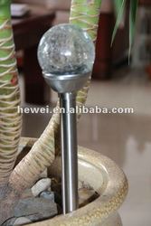 Solar stainless steel light, solar garden light