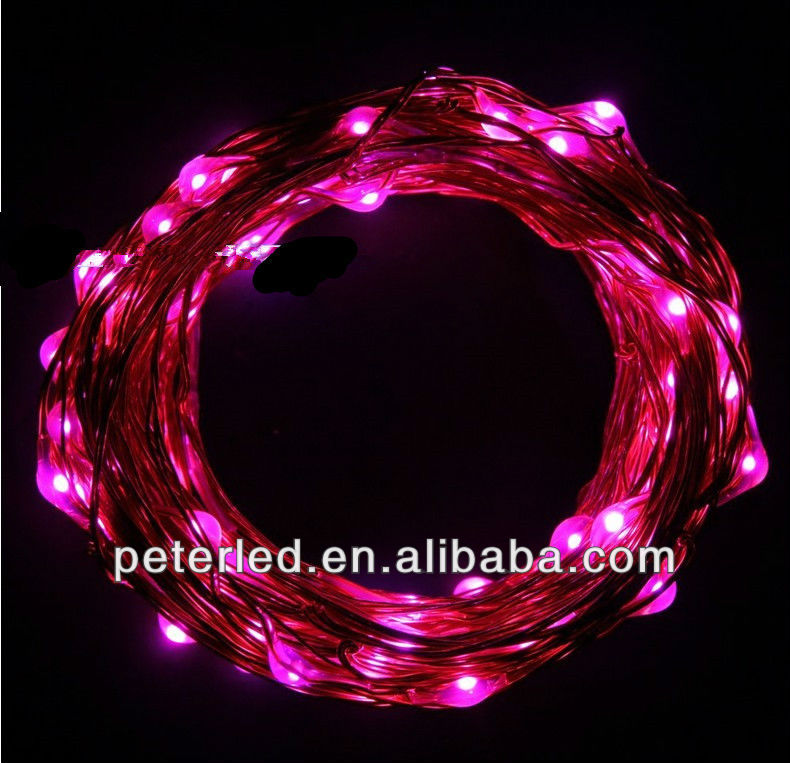 Ce&rohs Custom Length 1m-10m Twinkle Led Christmas Tree Ornament Light On Copper String Light ...