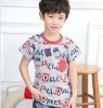Белоснежная футболка с надписями для мальчика Born 699 руб