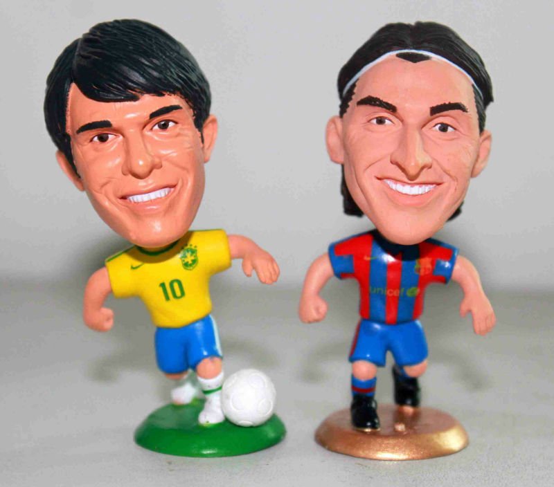Famous Soccer Players in Action Soccer Players Plastic Action