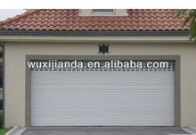 Electrice remote control up-ward sliding single/double sectional panel garage door/gate