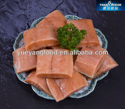 frozen pink salmon portion