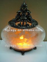 Pumpkin Crystal Salt Lamp