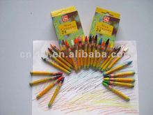 24 colour wax crayon set